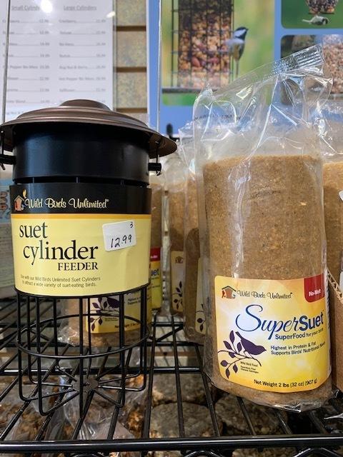 suet and suet cylinder feeder