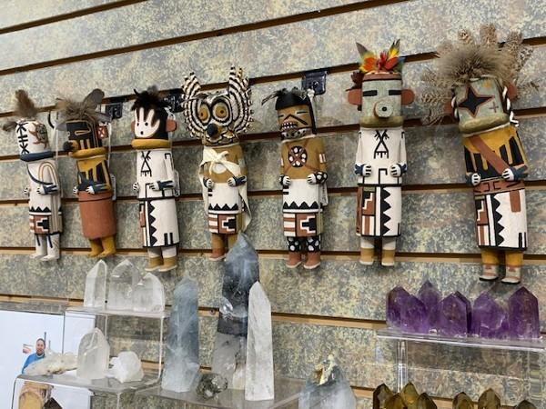 Hopi kachina dolls by Raynard Lalo