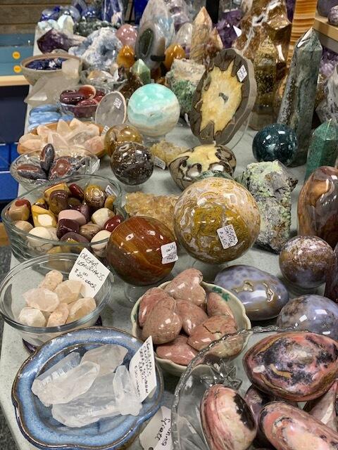 Orbs & bowls of rocks