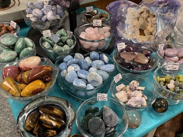 bowls of rocks