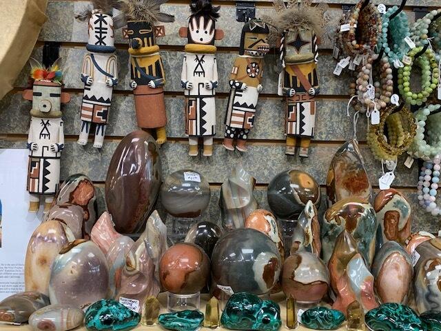 holiday ides - kachinas and rocks