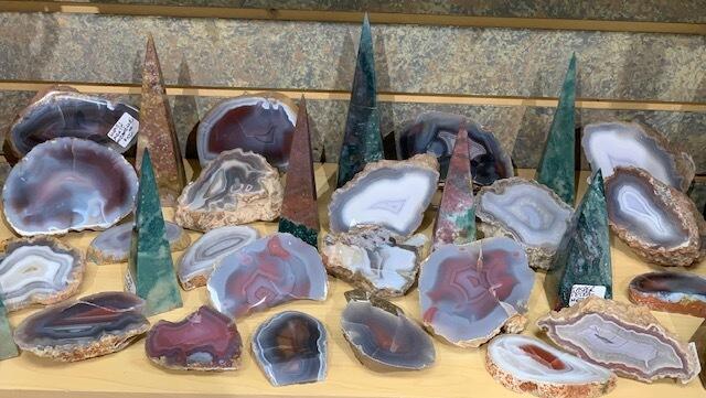 holiday ideas - rock slices